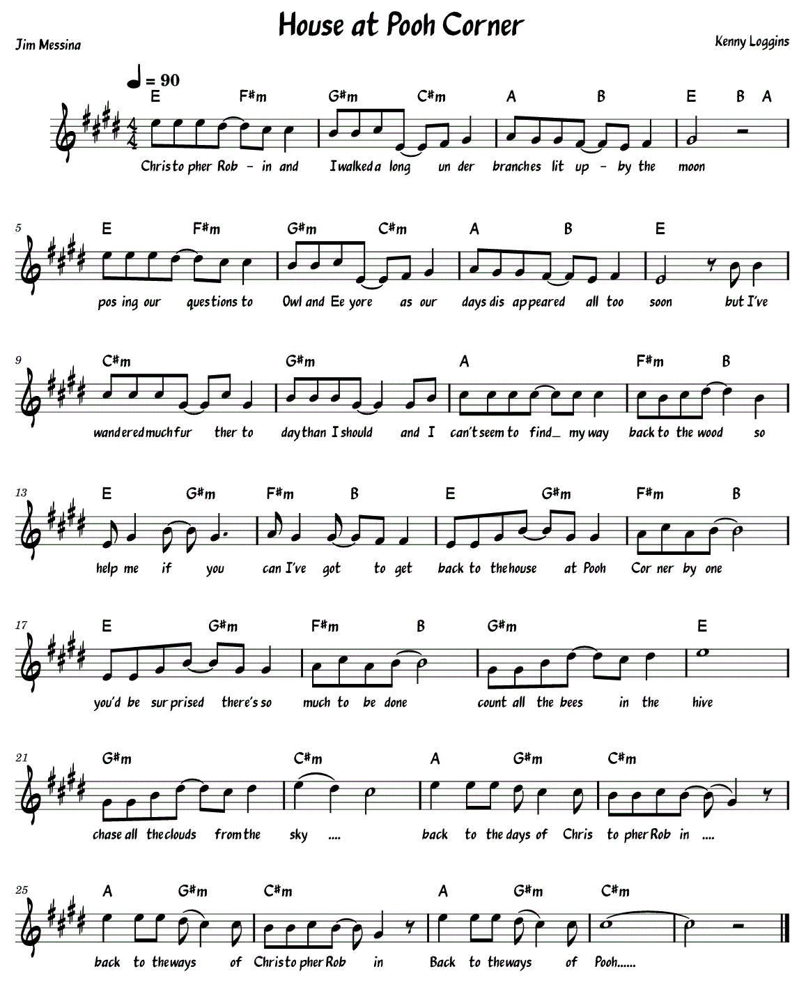 Sheet Music